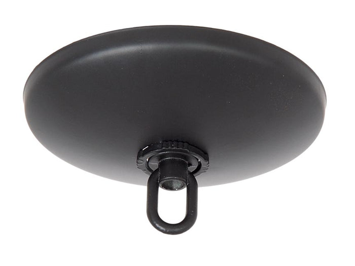 Black Finish, Modern Ceiling Canopy & Canopy Kit