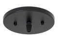 Black Modern Shallow Canopy Kit
