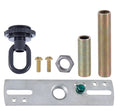 Black Screw Collar Loop Canopy Hardware Set