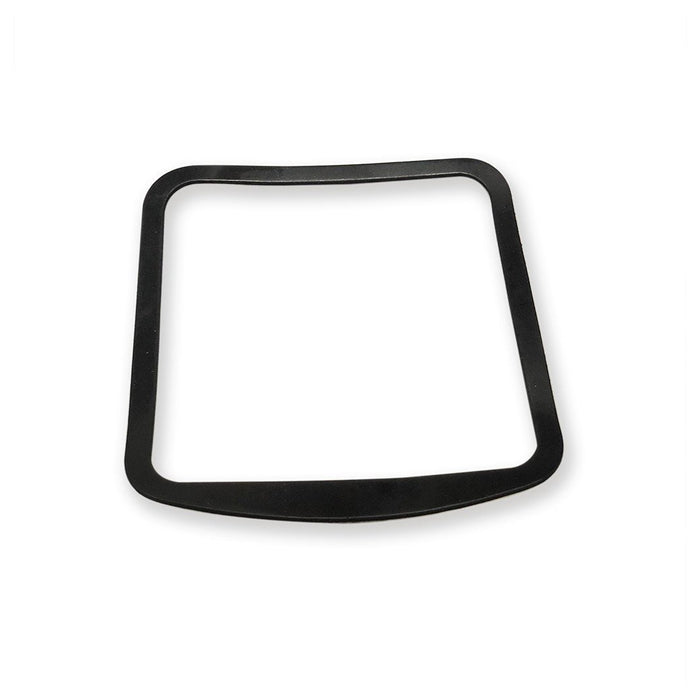Square black frame on a white background