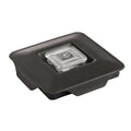 Black Blendtec Vented Latching Lid displayed on a white background