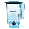 Blue Blendtec WildSide+ Commercial Jar with Hard Lid displayed on a white background