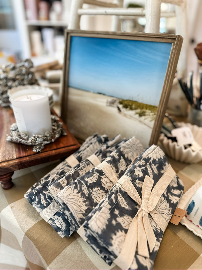 Block PrintedCcotton + Linen Napkins