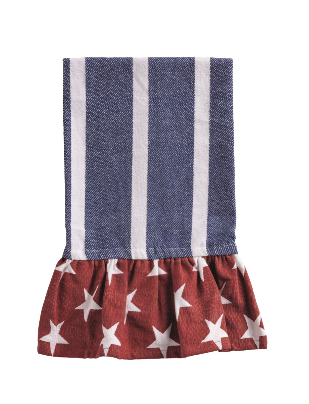 Blue Stripe Americana Towel
