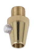 Brass Finish Metal Cord Grip Bushing w/Set Screw