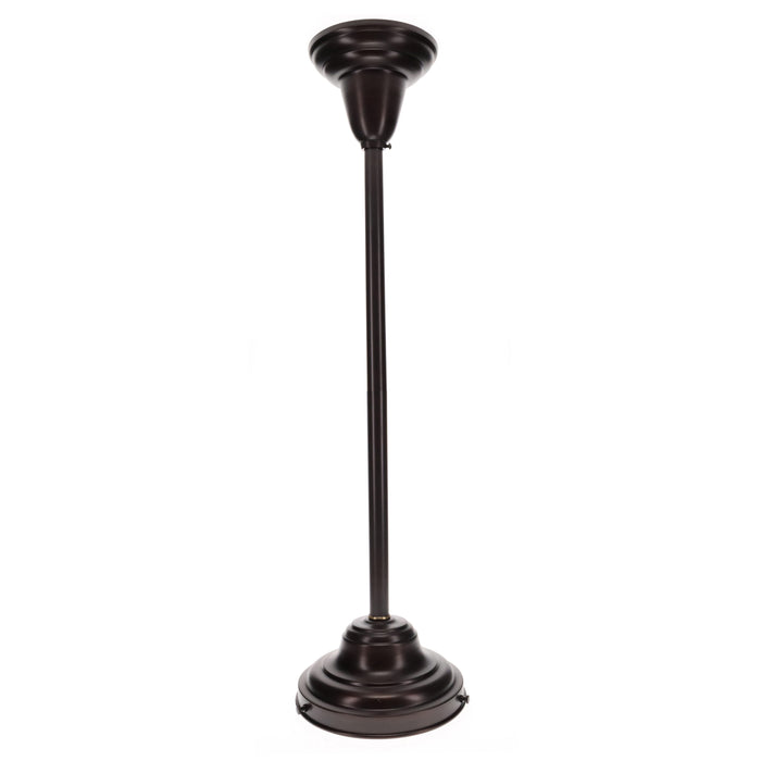 Brass Pendant Fixture with Antique Bronze Finish (less shade), 6" fitter (69417A)