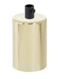 Brass Plated Finish Steel E-26 Lamp Socket Cup COMPLETE with Socket and Mounting Hardware