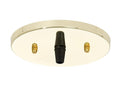 Brass Plated Modern Shallow Canopy Kit