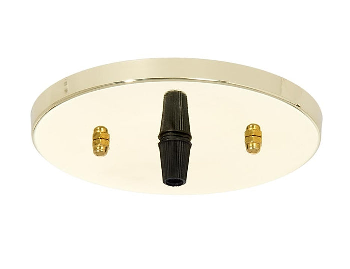 Brass Plated Modern Shallow Canopy Kit