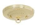 Brass Plated Steel Ceiling Canopy Kit, 5-1/8" dia.