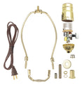 Brass Table Lamp Wiring Kit With Full-range dimmer Socket