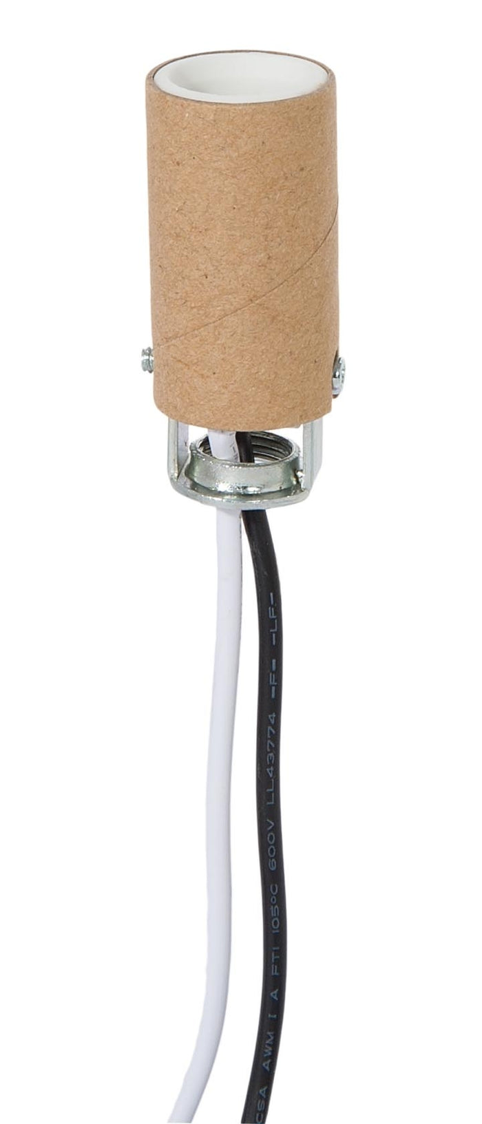 Candelabra Short Keyless Porcelain Socket with Paper Insulator