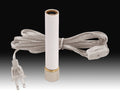Candlestick Adapter w/White Candle Cover