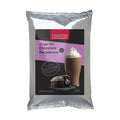 Front view of Cappuccine Frappe Mix Chocolate Decadence displayed on a white background