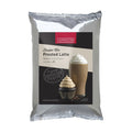 Front view of Cappuccine Ice Coffee Frappe Mix Frosted Latte displayed on a white background