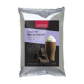 Front view of Cappuccine Blended Coffee Frappe Mix Mocha Glacier displayed on a white background