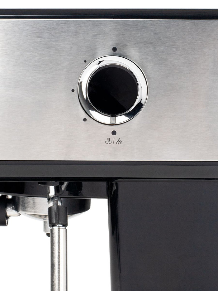 Close up of dial on Capresso coffee machine