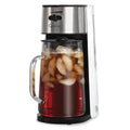 Capresso Iced Tea Maker with iced tea in container displayed on a white background