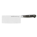 Carl Mertens Country 7″ Chinese Chef's Knife displayed horizontally on a white background