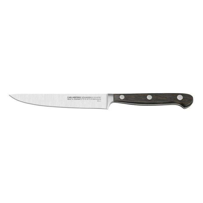 Carl Mertens Country Steak Knife (4.5″) displayed horizontally on a white background