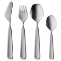 Carl Mertens Junior Children's Flatware, 4 pcs. displayed vertically on a white background