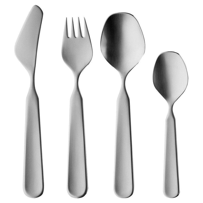 Carl Mertens Junior Children's Flatware, 4 pcs. displayed vertically on a white background
