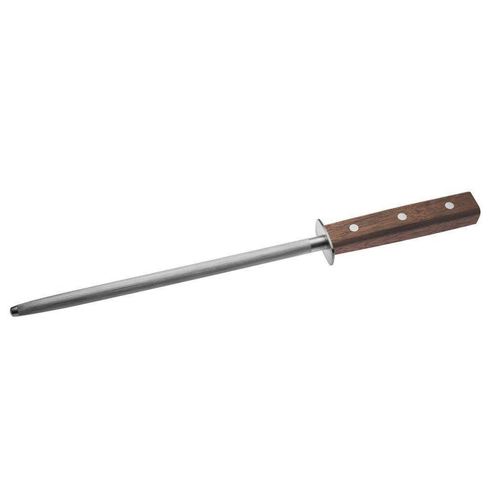 Carl Mertens Metz 10″ Sharpening Steel displayed on a white background