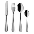 Carl Mertens Robby Children's Flatware, 4 pcs. displayed vertically on a white background