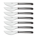 Set of 8 Carl Mertens ultimate dinner knives displayed horizontally on a white background