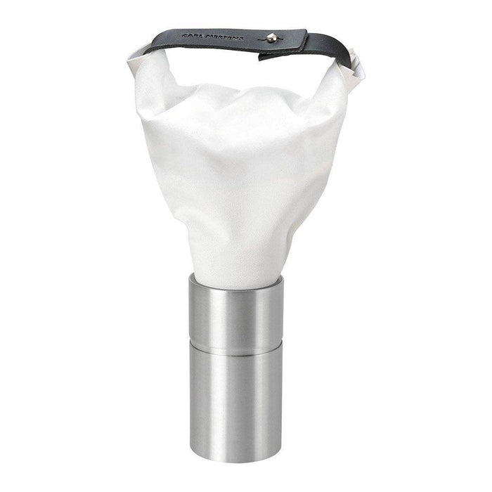 Carl Mertens You Pepper Mill, black displayed vertically on a white background