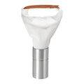 Carl Mertens You Salt Mill, brown displayed vertically on a white background