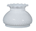 Cased Glass Hobnail Shade - Crimp Top, 7 inch fitter