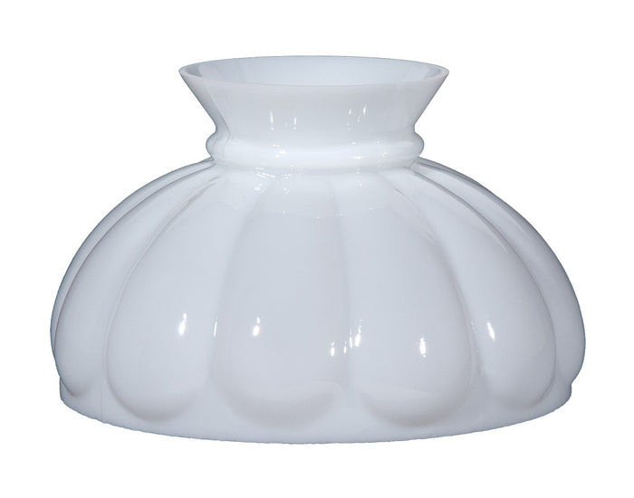 Opal Glass Melon Shade, 10 inch fitter