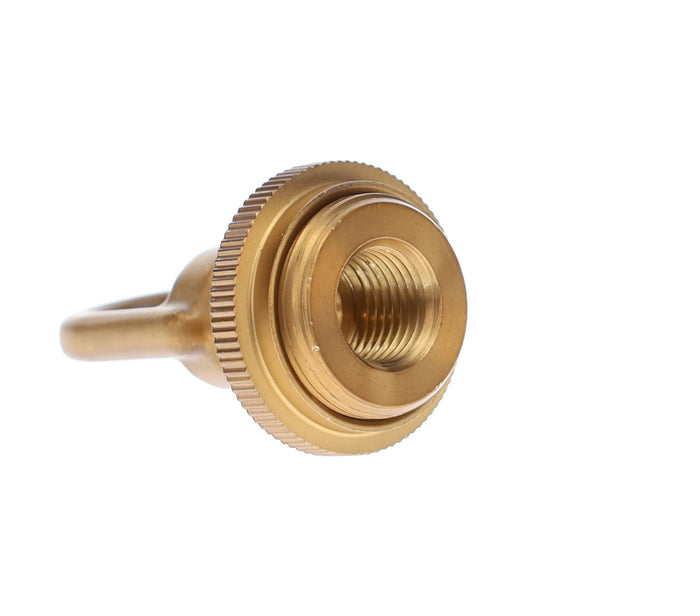 Cast Antique Brass Finish Screw Collar Canopy Set, 1/4F Tap, Mounting Hardware Kit (10951A)