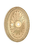 Cast Brass Back Plate w/Fine Detail