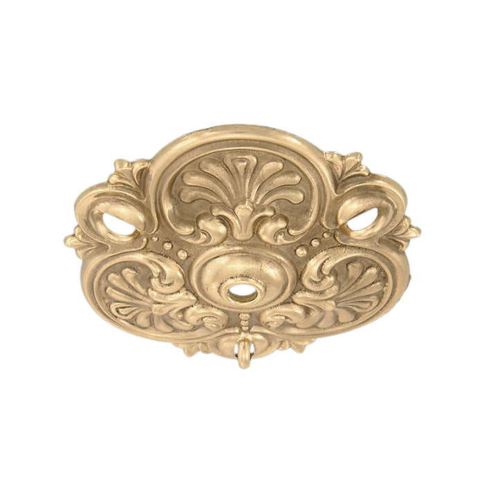 Cast Brass Chain Drop Canopy, 5 1/4" dia. (11814U)