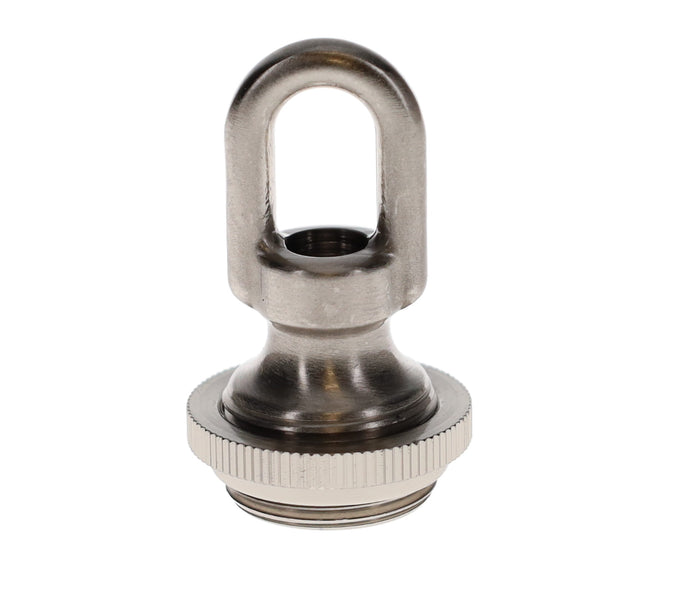 Cast Brass Satin Nickel Finish Screw Collar Canopy Set, 1/4F Tap, Mounting Hardware Kit (10951SN)