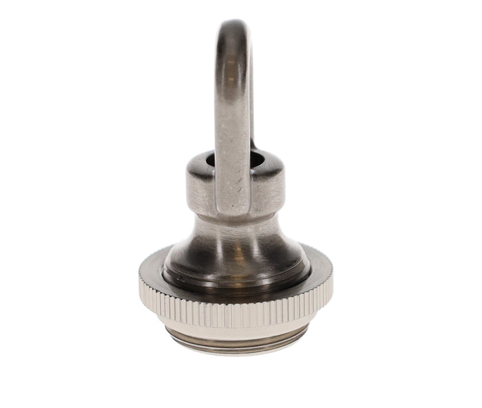 Cast Brass Satin Nickel Finish Screw Collar Canopy Set, 1/4F Tap, Mounting Hardware Kit (10951SN)