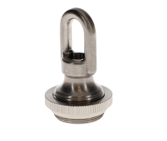Cast Brass Satin Nickel Finish Screw Collar Canopy Set, 1/4F Tap, Mounting Hardware Kit (10951SN)