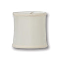 Chandelier Corset Drum-style Shade, 4(T) x 4.25(B) x 4.25(H), Eggshell Color