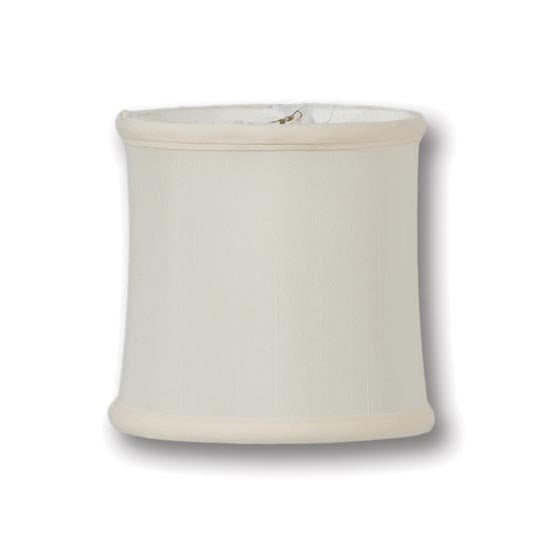 Chandelier Corset Drum-style Shade, 4(T) x 4.25(B) x 4.25(H), Eggshell Color