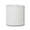 Chandelier Deep Drum Hardback Shades, Off White Color 100% Fine Linen