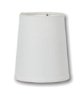 Chandelier Deep Drum Shade, 4(T) x 5(B) x 6(H), Off White Linen