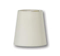 Chandelier Empire Hardback Shades, Cream Color Microfiber Chiffon