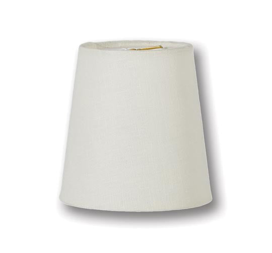 Chandelier Empire Hardback Shades, Eggshell Color Linen