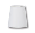 Chandelier Empire Hardback Shades, White Microfiber Chiffon