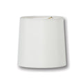 Chandelier Retro Drum Hardback Shades, Ivory Microfiber Chiffon