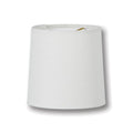 Chandelier Retro Drum Hardback Shades, Off White Color 100% Fine Linen