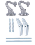 Chrome 2 Hook Swag Lamp Kit