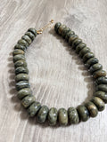 Chunky Green Statement Necklace